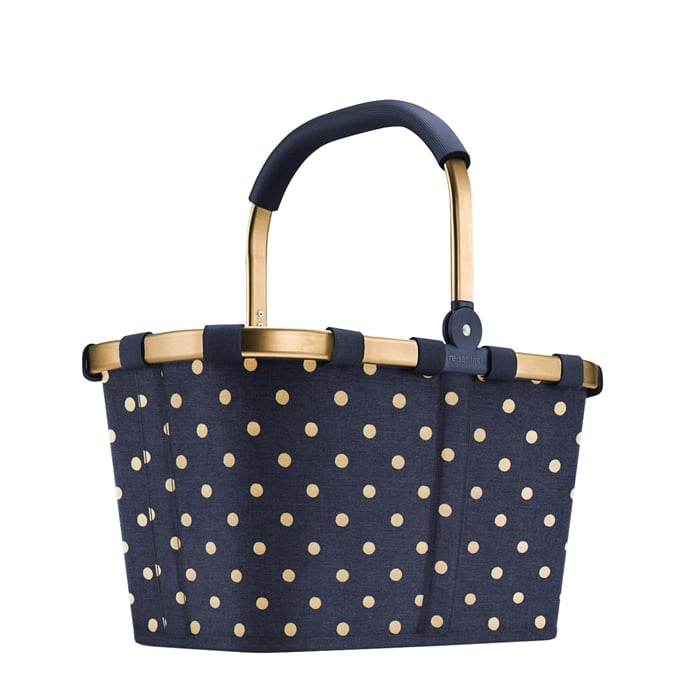 Reisenthel Shopping Carrybag frame metallic dots blue - 1