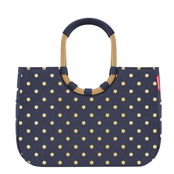 Reisenthel Loopshopper L frame metallic dots blue - 1