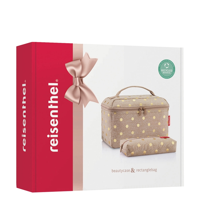 Reisenthel Beautycase Giftset metallic dots coffee - 1