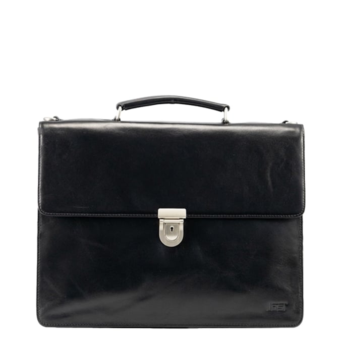 Jost Skagen Briefcase 2 Comp. black - 1