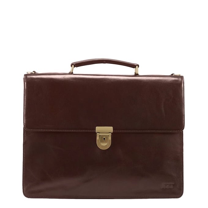 Jost Skagen Briefcase 2 Comp. brown - 1