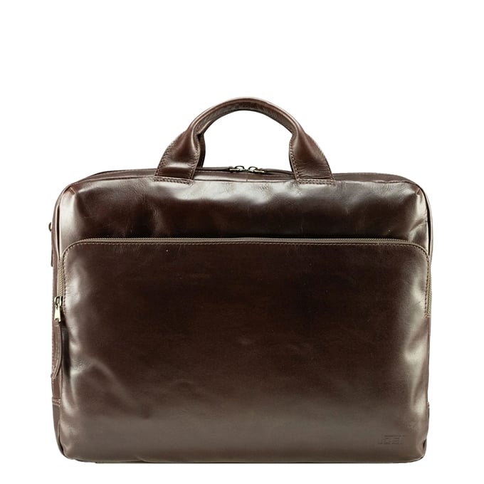 Jost Skagen Businessbag 2 Comp. brown - 1