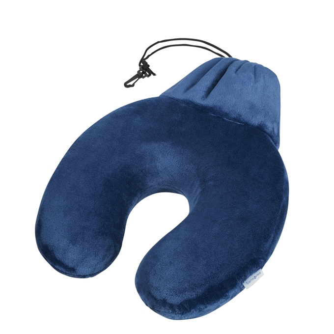 Samsonite Accessoires Memory Foam Pillow + Pouch midnight blue - 1
