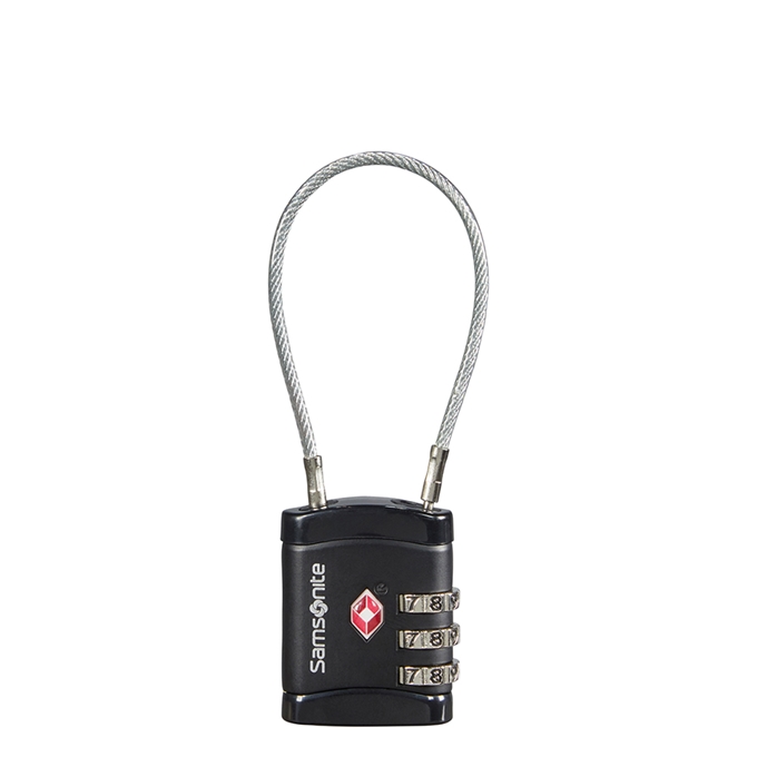 Samsonite Accessoires Cablelock 3 Dial TSA black