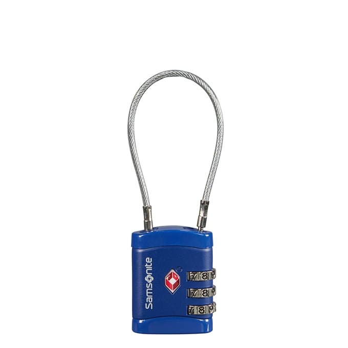 Samsonite Accessoires Cablelock 3 Dial TSA midnight blue - 1