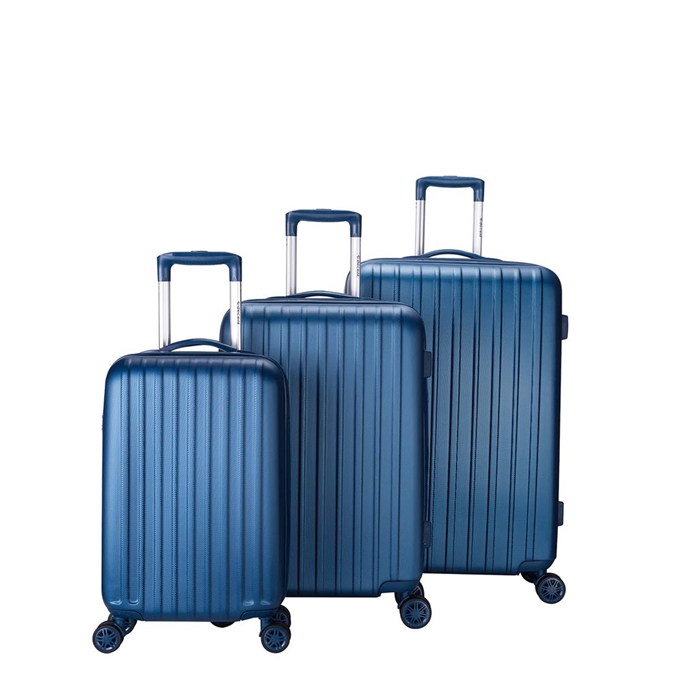 Decent Tranporto One 3-delige Kofferset donkerblauw - 1