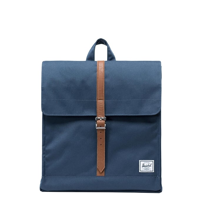 Herschel Supply Co. City Mid-Volume Rugzak navy/tan synthetic leather