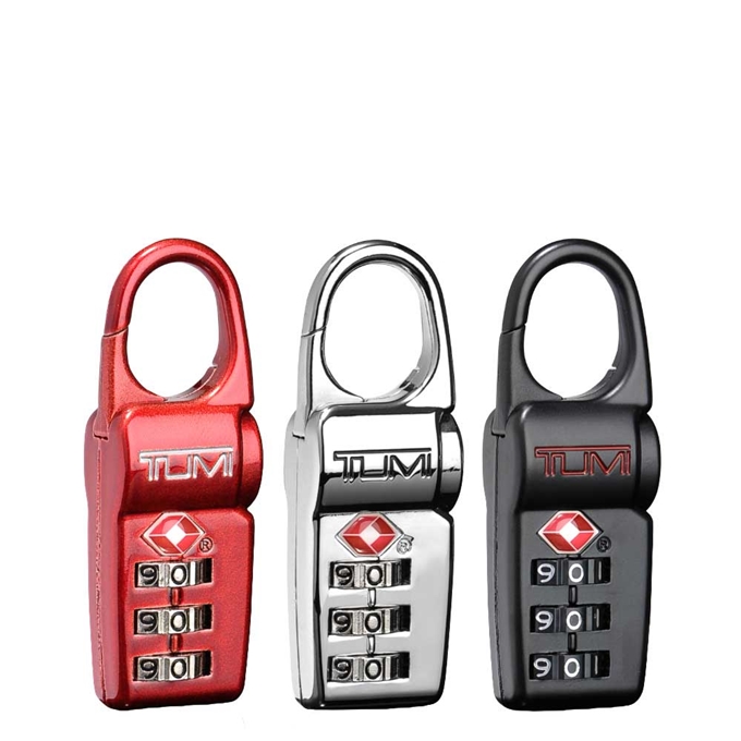 Tumi Travel Accessoires TSA Lock Box Set of 3 black / silver / red - 1