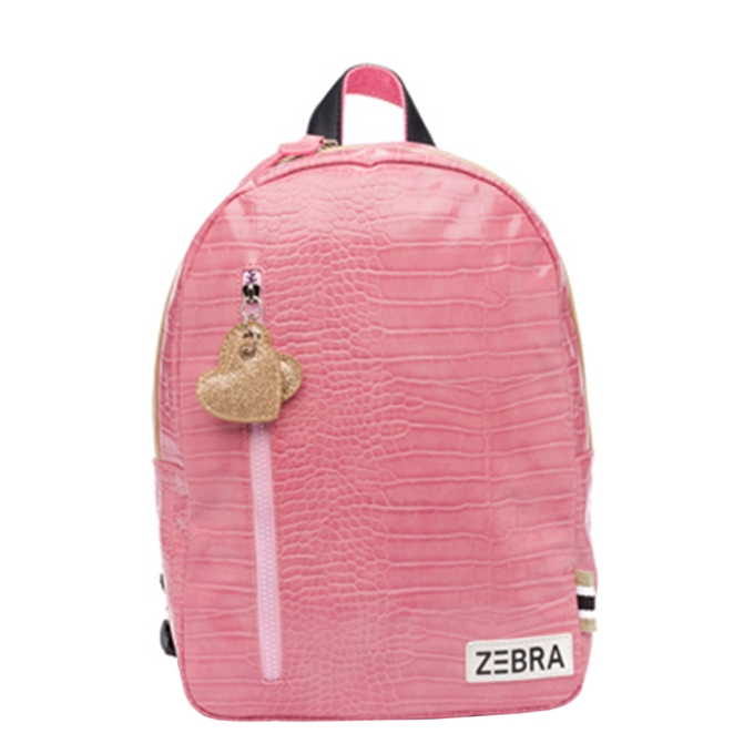 litteken Bekend Druif Zebra Trends Girls Rugzak M croco pink | Travelbags.nl