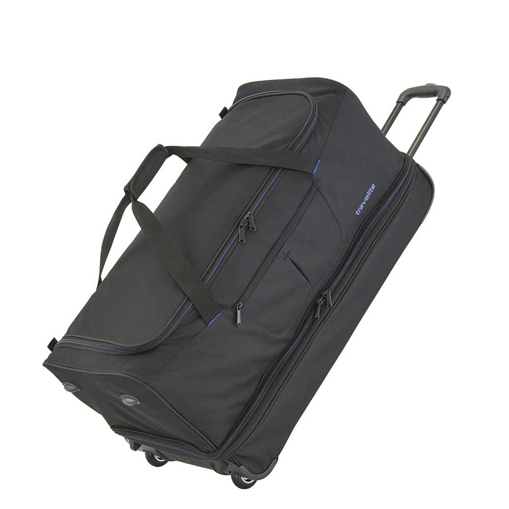 Travelite Basics Wheeled Duffle 55 Expandable black Handbagage koffer Trolley
