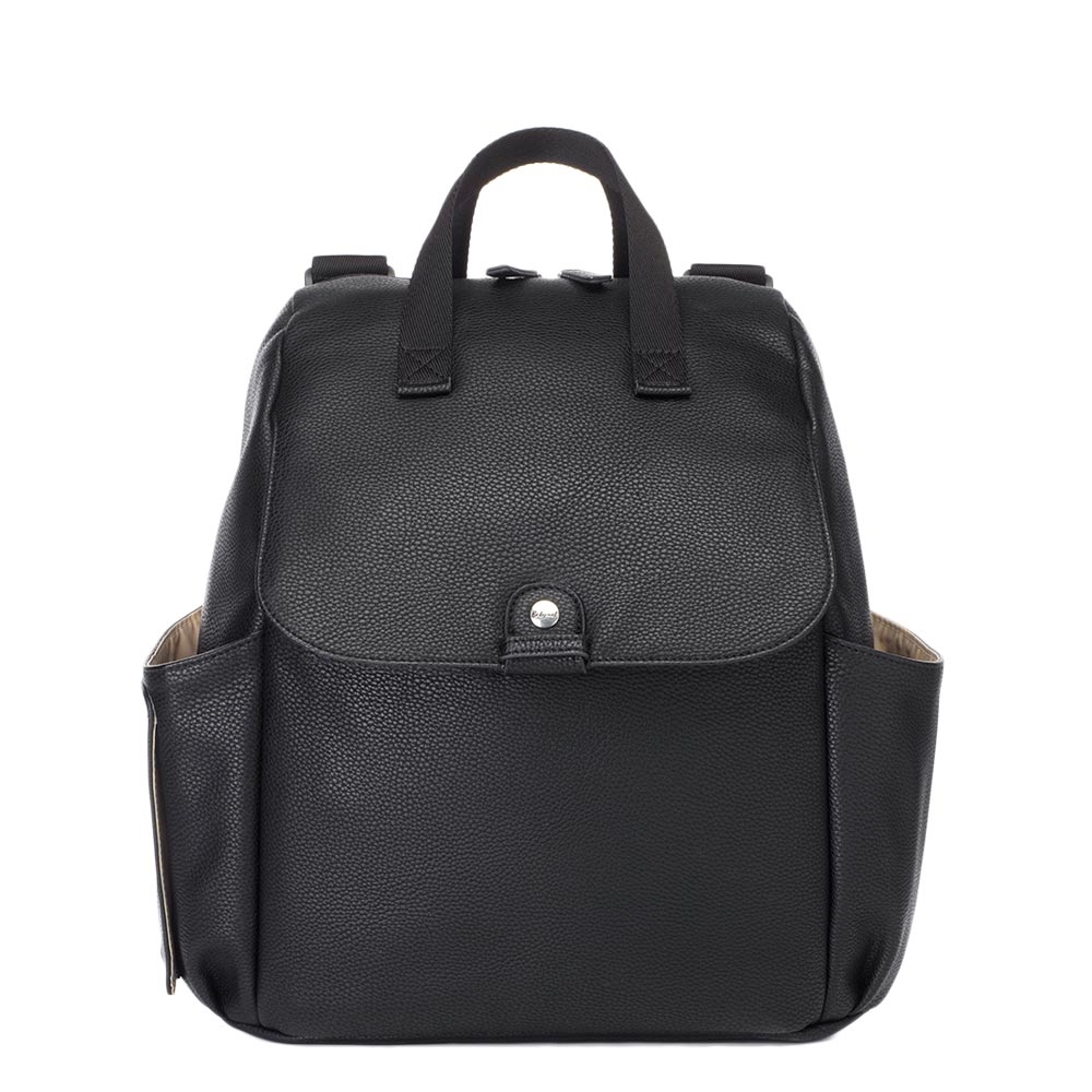 Babymel Robyn Convertible Backpack faux leather black Luiertas