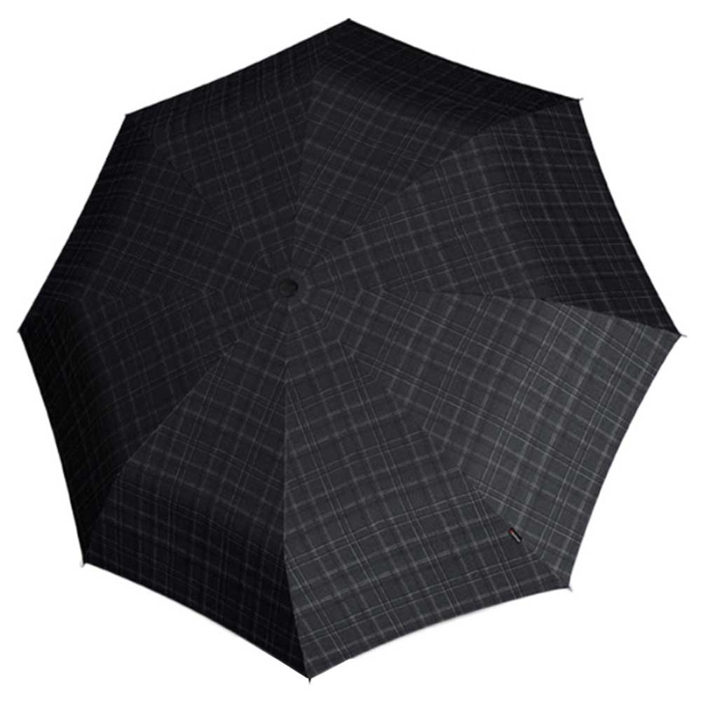 Knirps T-400 XL Duomatic Men's prints check (Storm) Paraplu