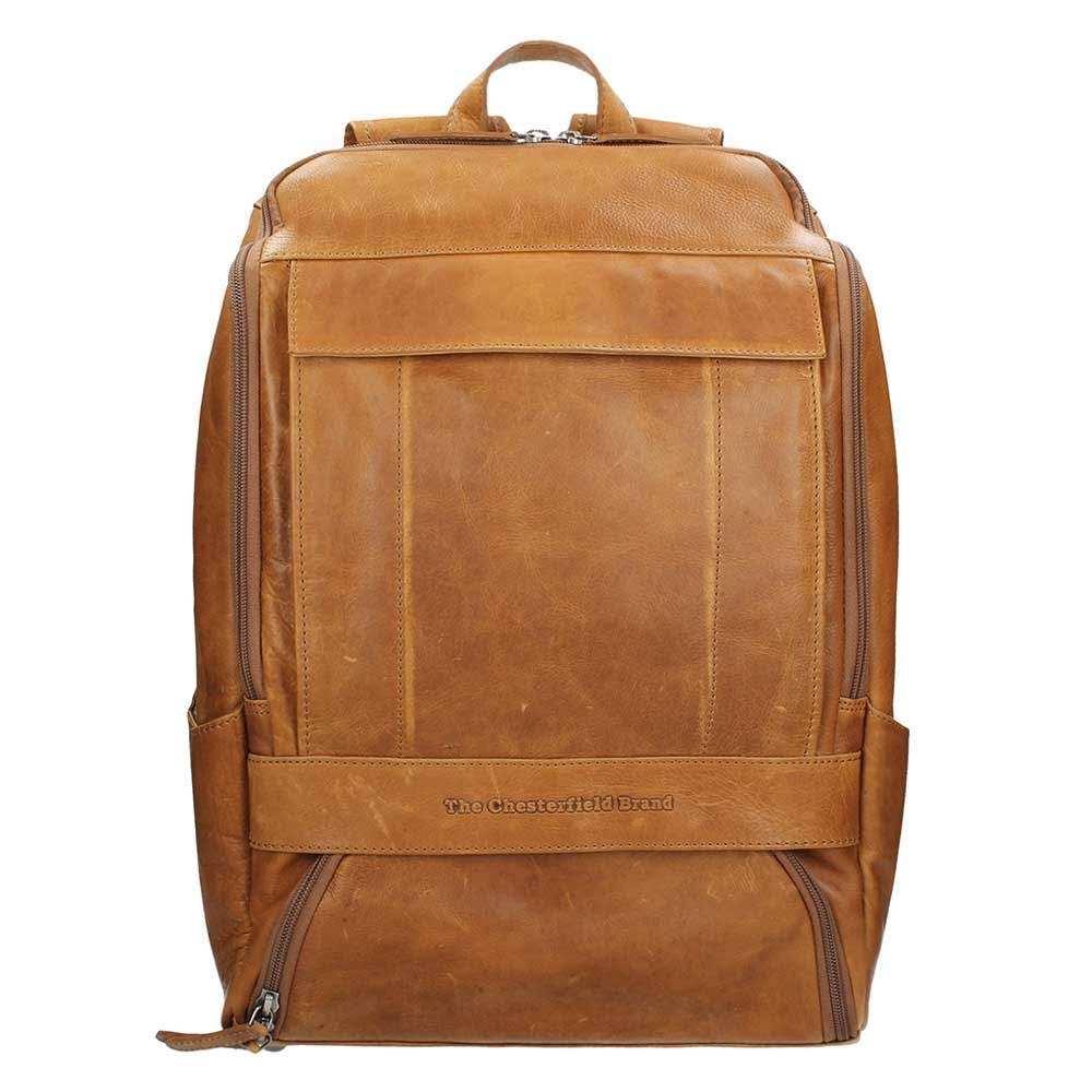 The Chesterfield Brand Rich Laptop Backpack cognac backpack