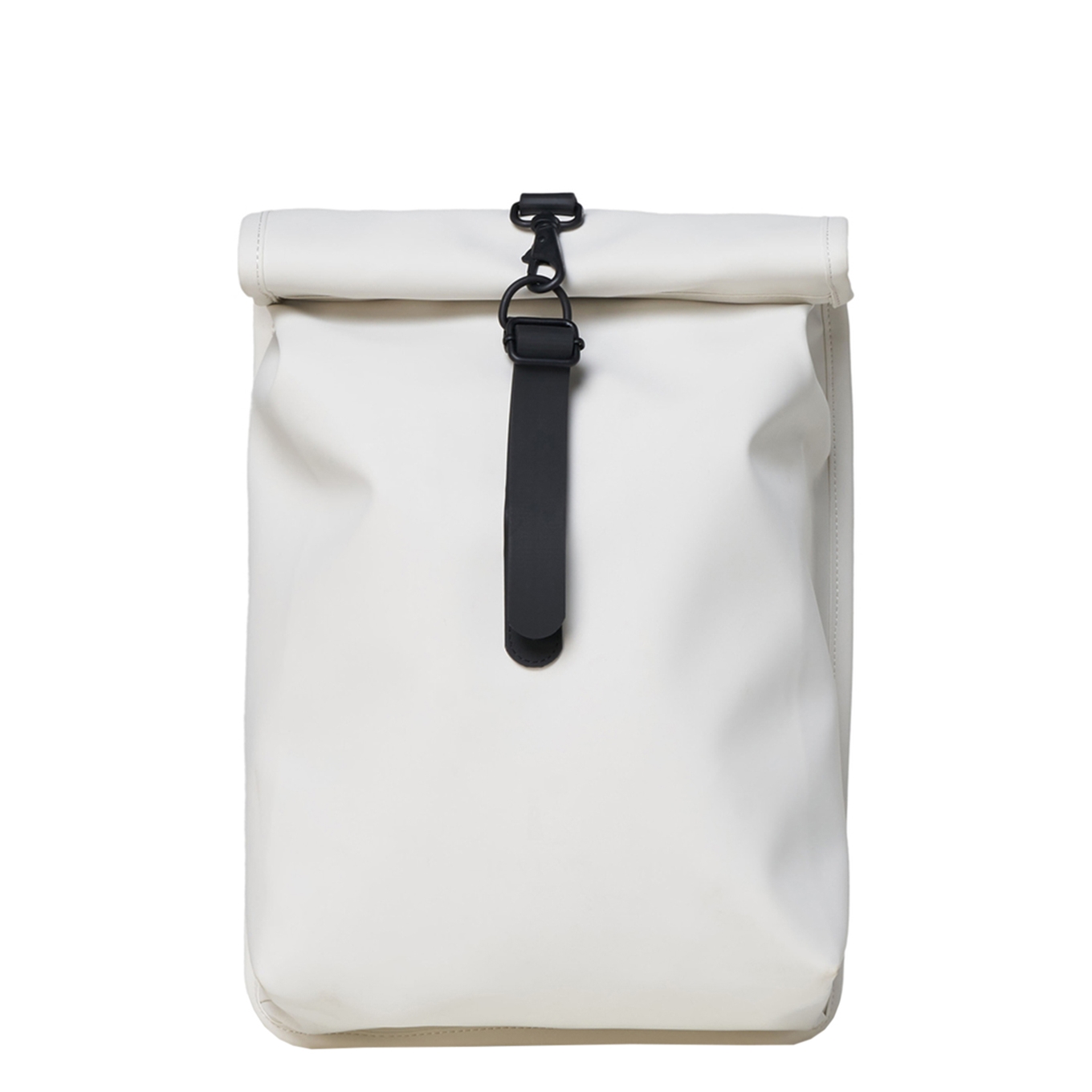 Rains Rolltop Mini off white backpack