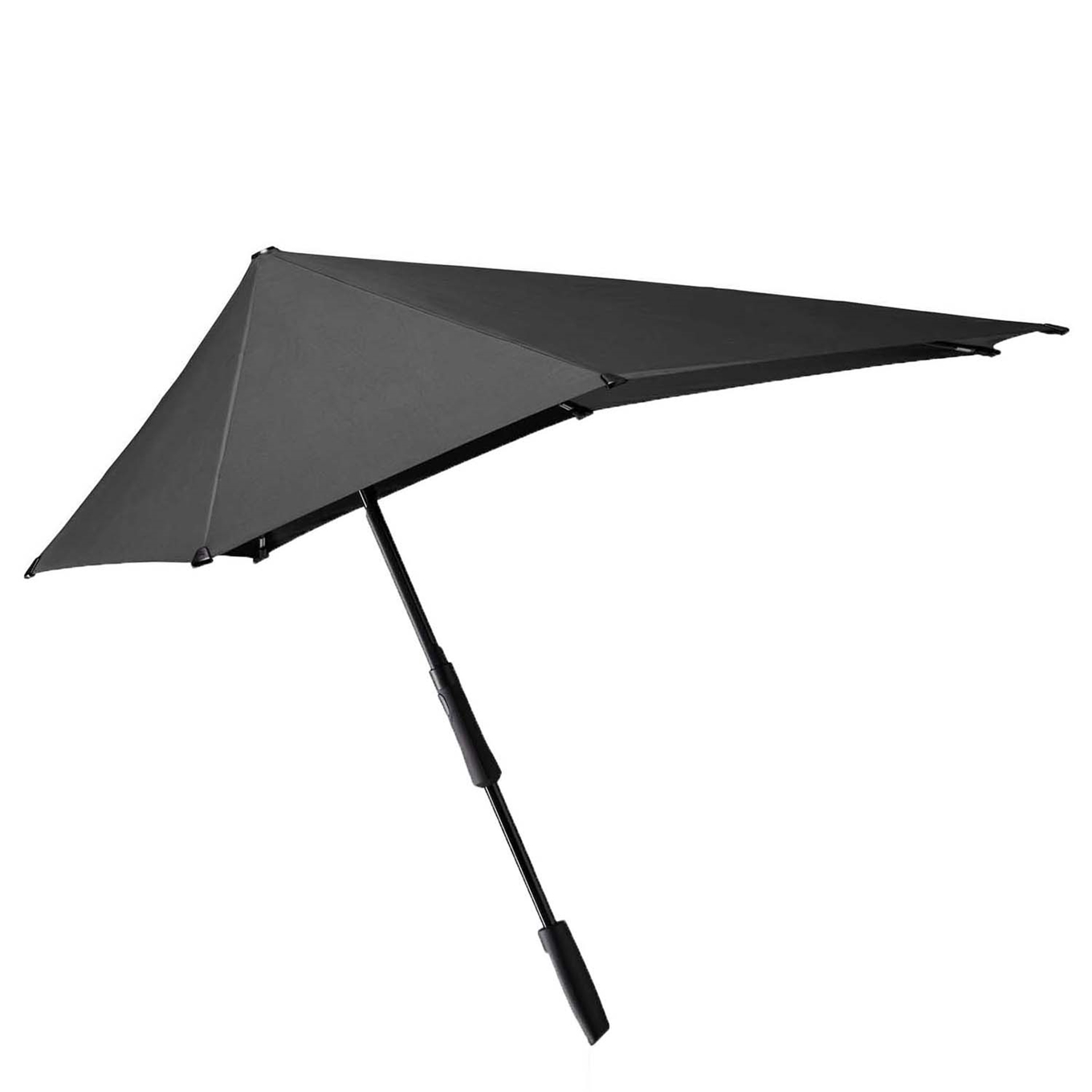 Senz Large Stick Stormparaplu pure black (Storm) Paraplu