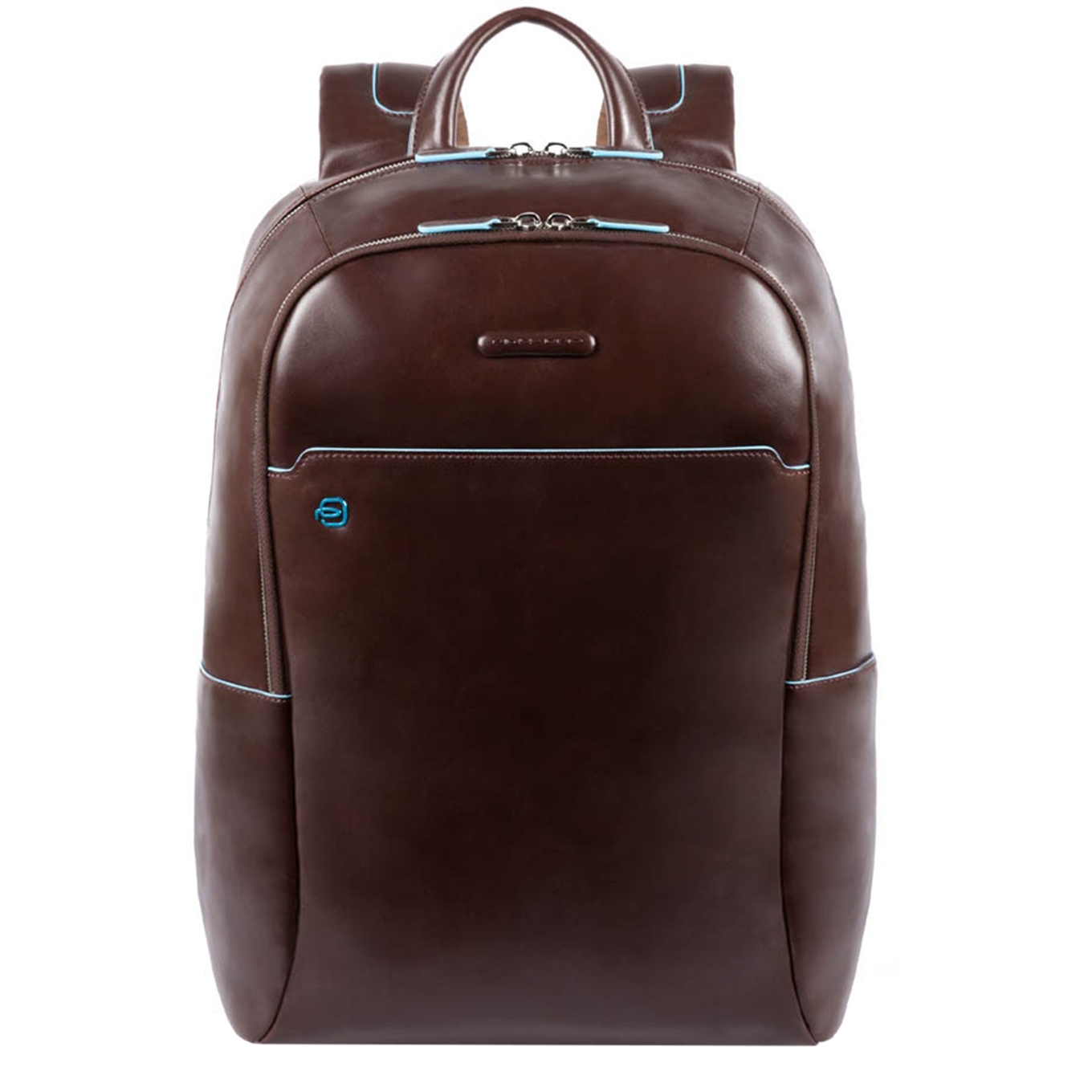 Piquadro Blue Square Computer Backpack with iPad Compartment dark brown backpack online kopen