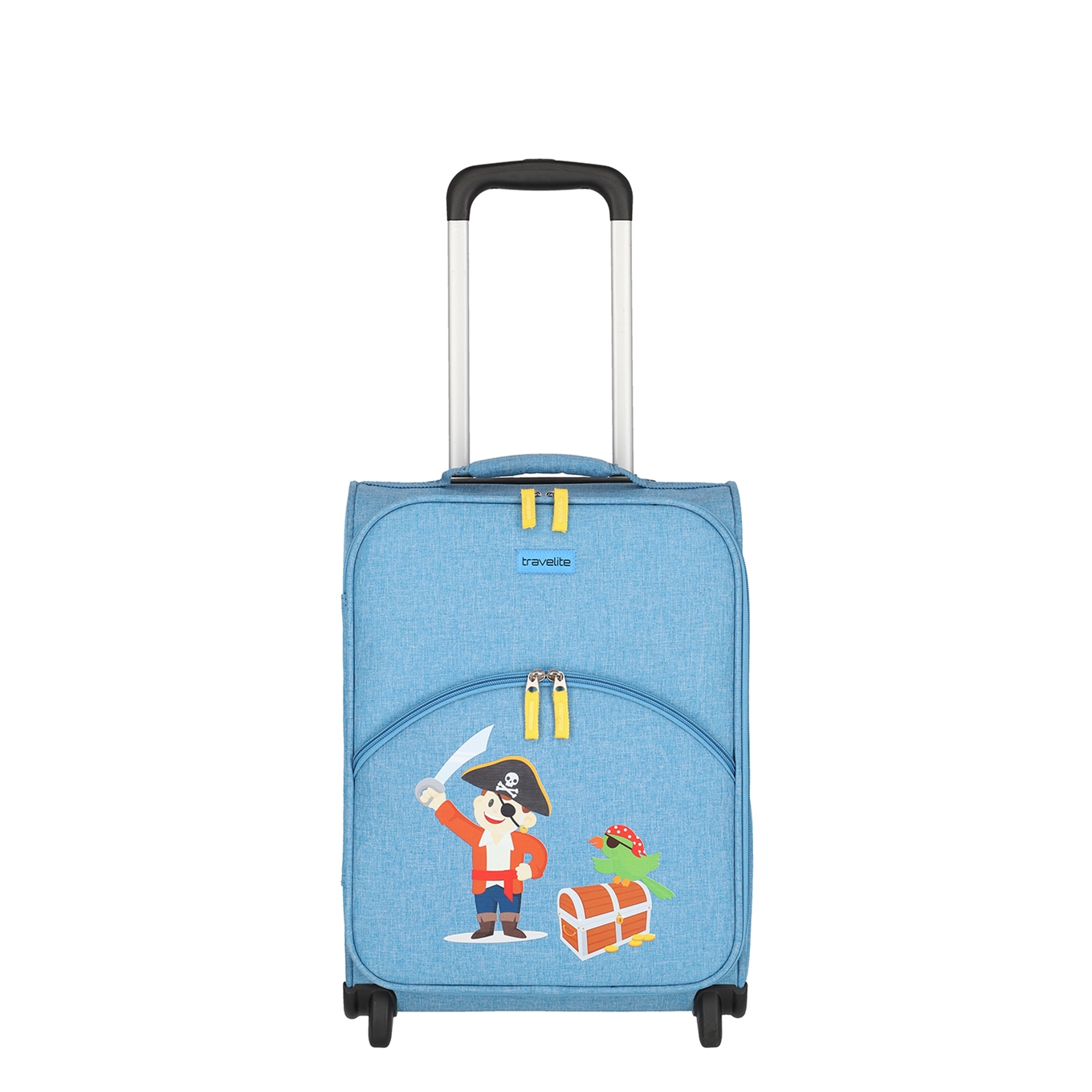 Travelite Youngster 2 Wheel Kids Trolley pirate/blue Zachte koffer