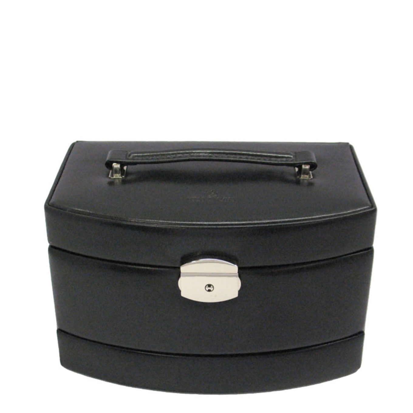Windrose Merino Jewellery Box with Automatic Drawer black