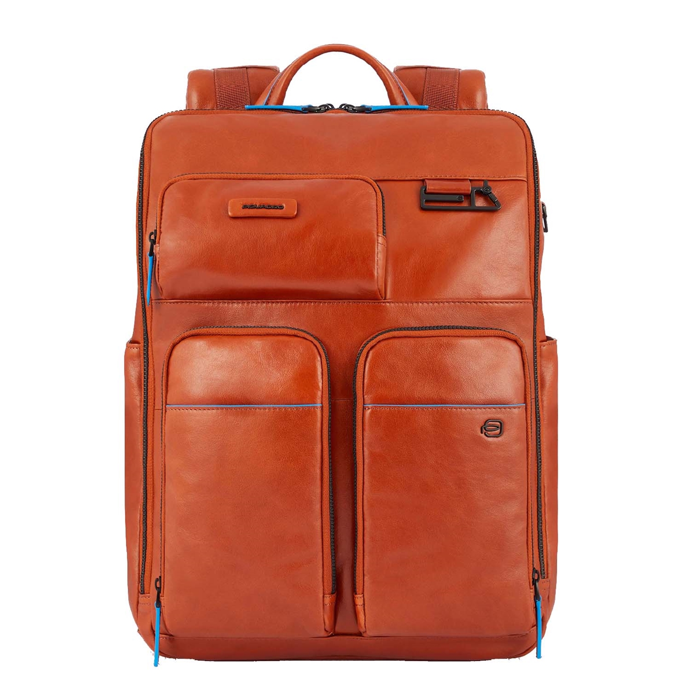 knoop Melodieus Recensent Piquadro Blue Square Computer Backpack With iPad Pro cognac | Travelbags.nl