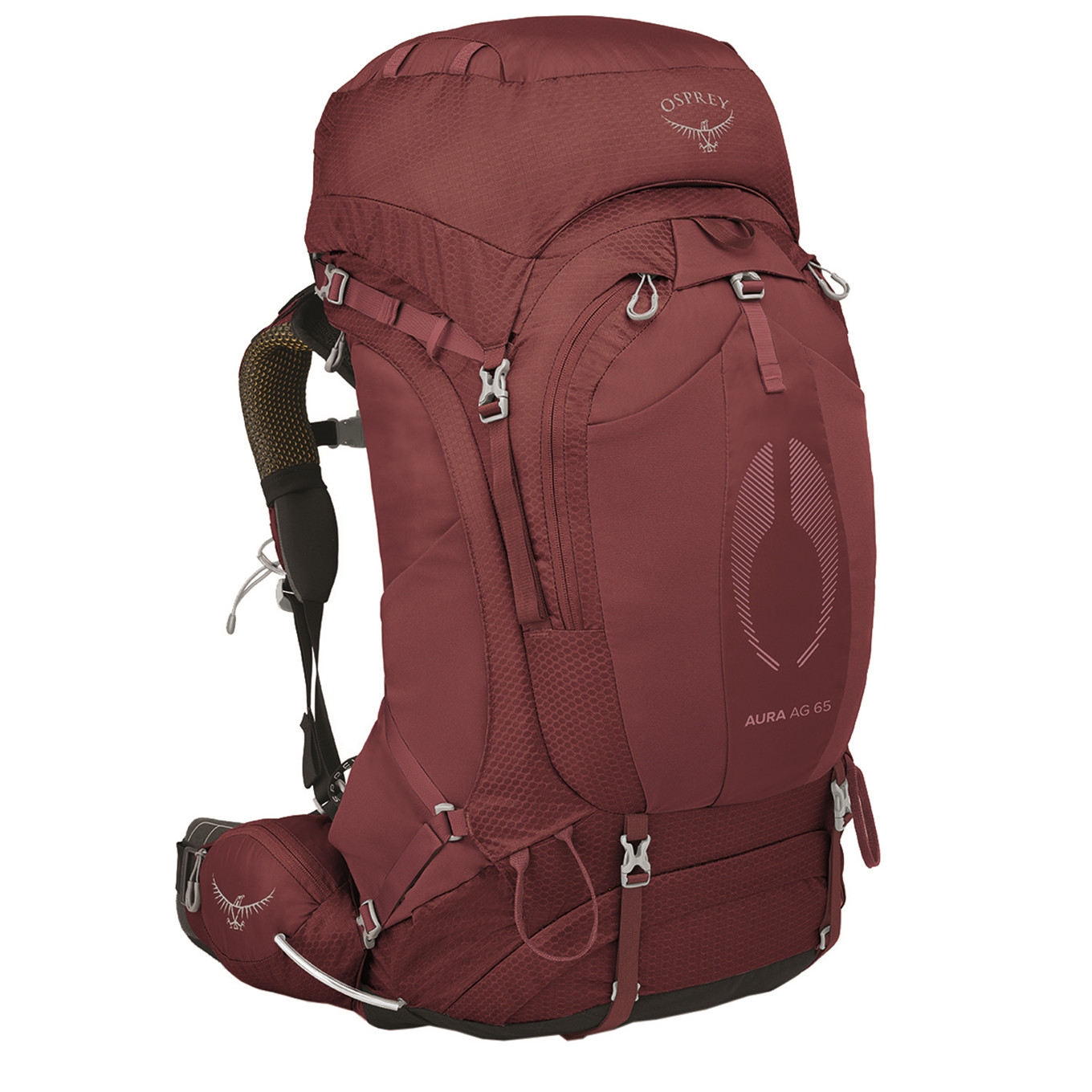 Osprey Aura AG 65 WM/L berry sorbet red backpack