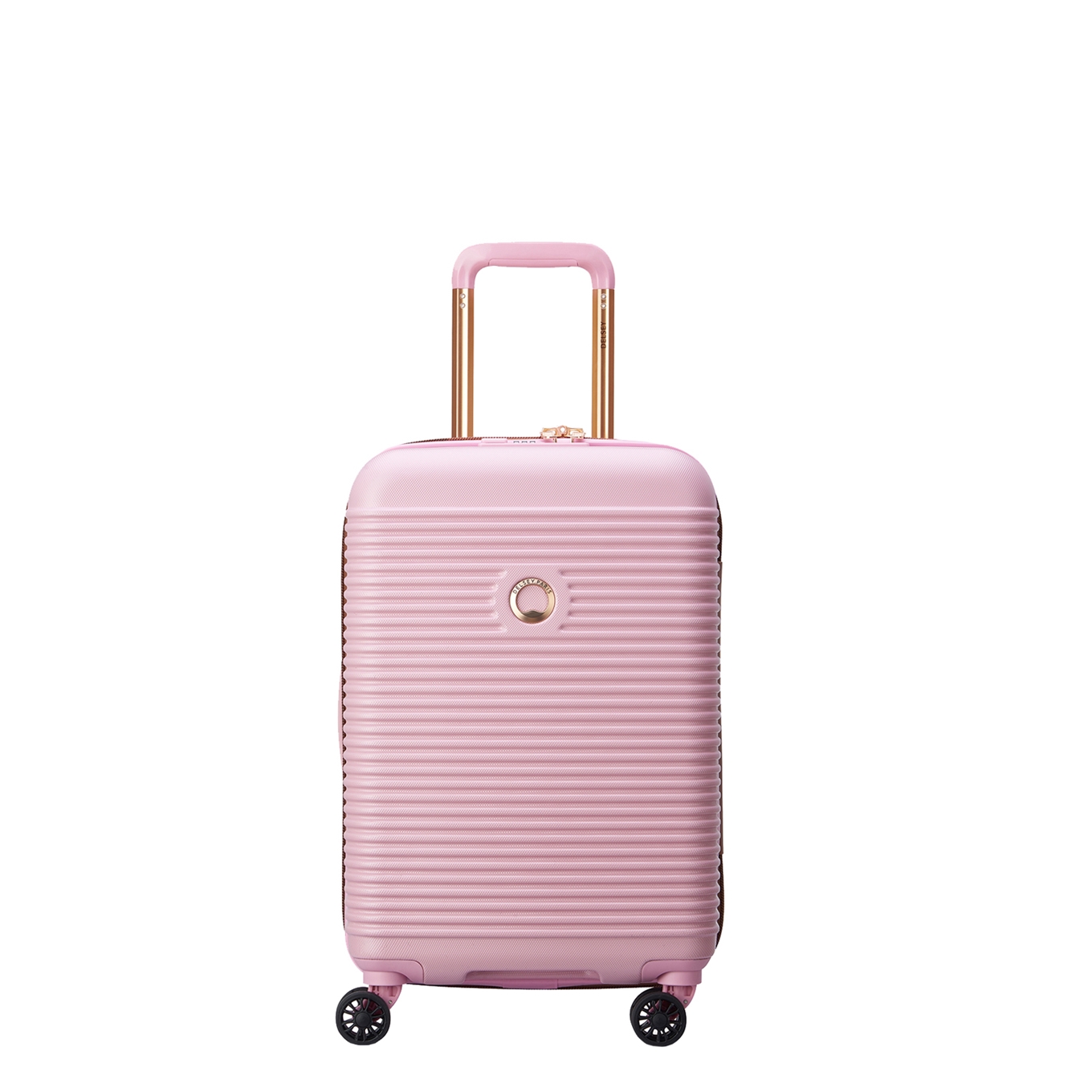 Delsey Handbagage harde koffer / Trolley / Reiskoffer - Freestyle - 55 cm - Roze