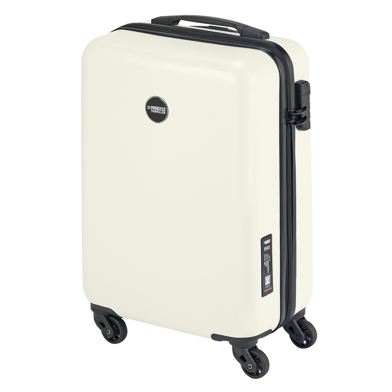 Princess Traveller PT-01 Cabin Trolley pearl white |