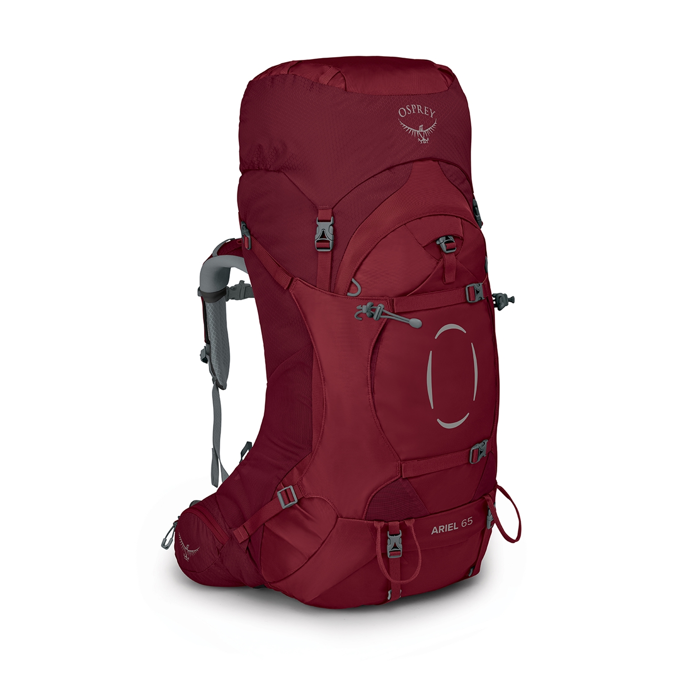 Osprey Ariel 65 Womens Backpack M/L claret red backpack