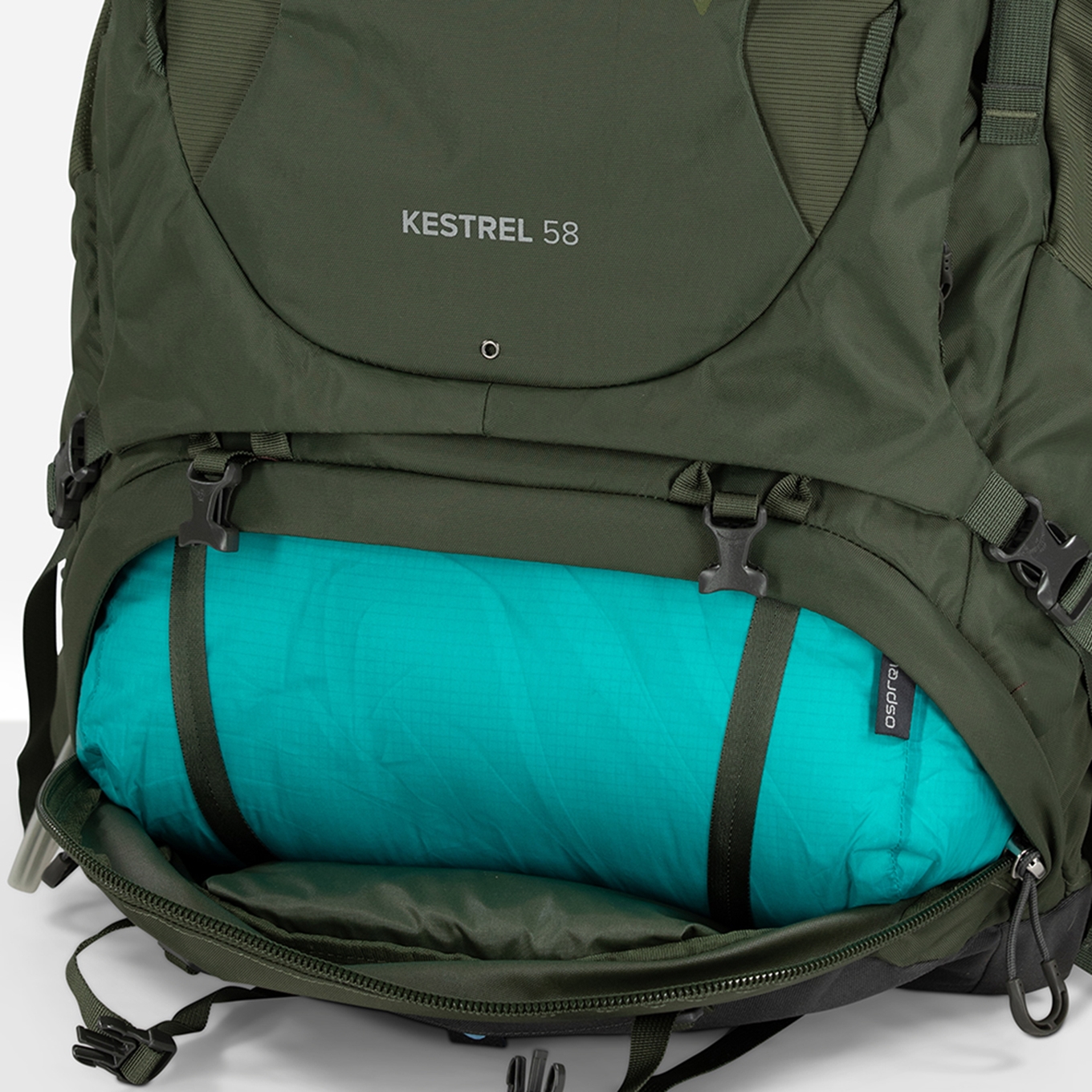 Makkelijker maken Klem toezicht houden op Osprey Kestrel 58 L/XL bonsai green | Travelbags.be