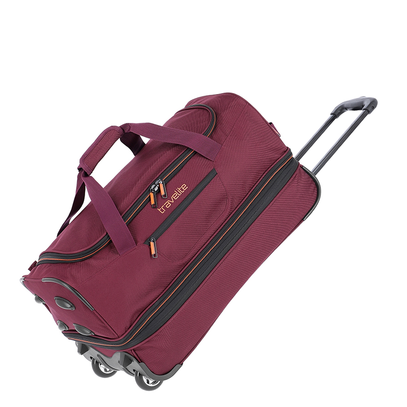 Travelite Basics Wheeled Duffle 55 Expandable dark red Handbagage koffer Trolley