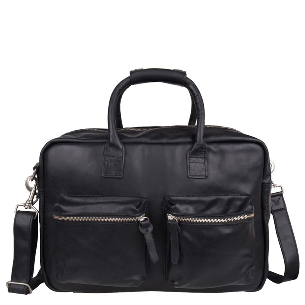 ik heb nodig Penelope Fruitig Cowboysbag The College Bag Laptoptas 15.6" black | Travelbags.nl