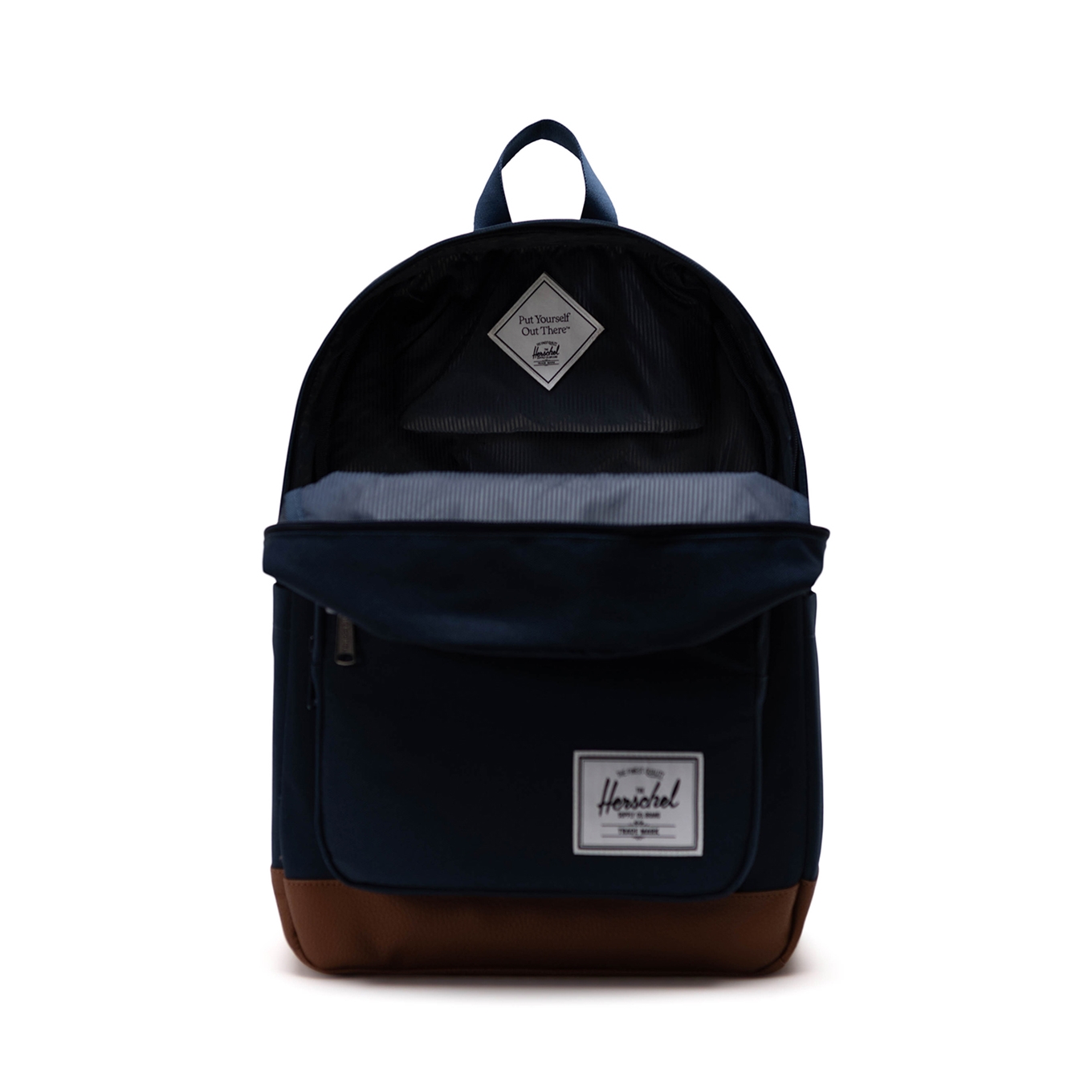 Herschel pop store quiz navy tan