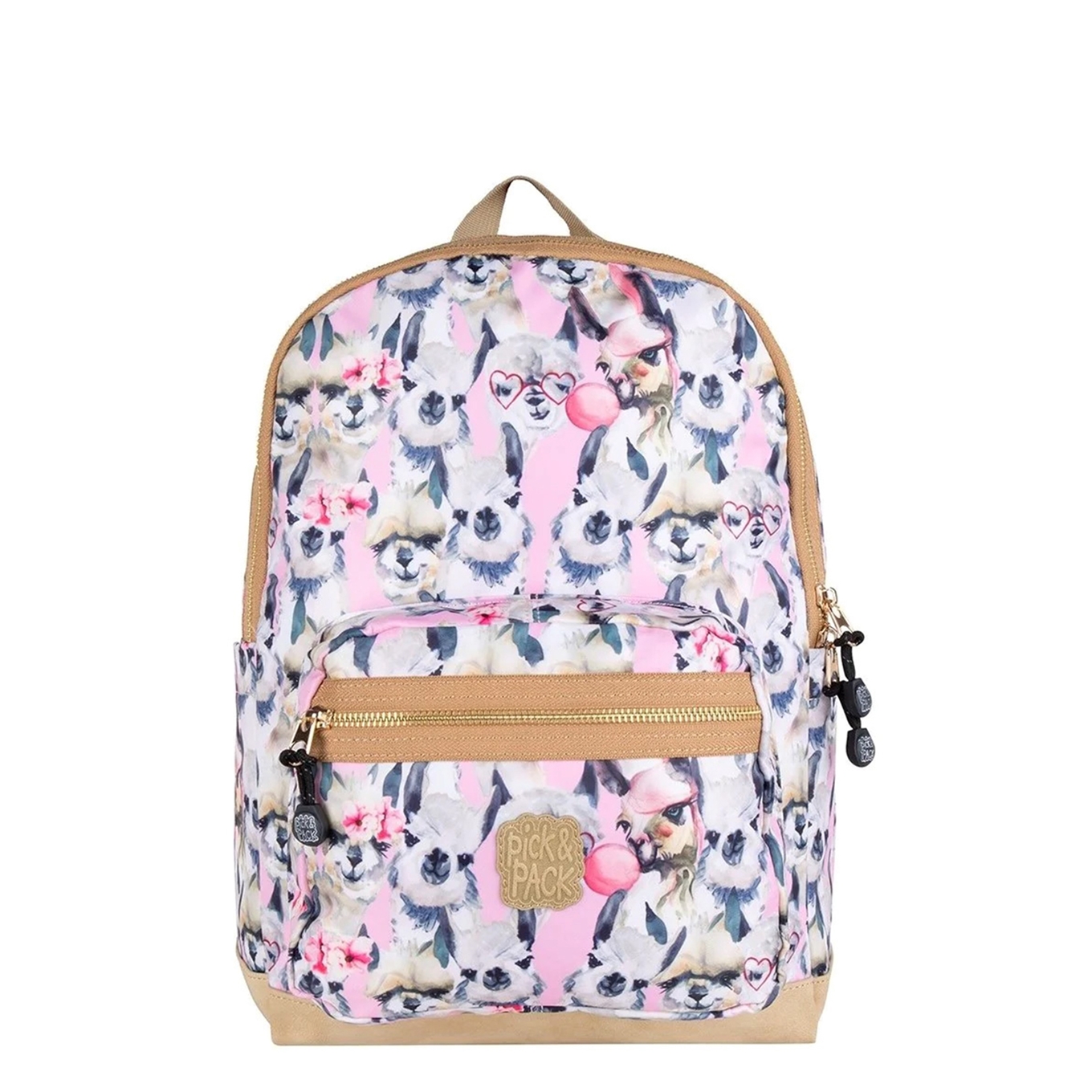 Pick & Pack Alpaca Backpack M pink Kindertas
