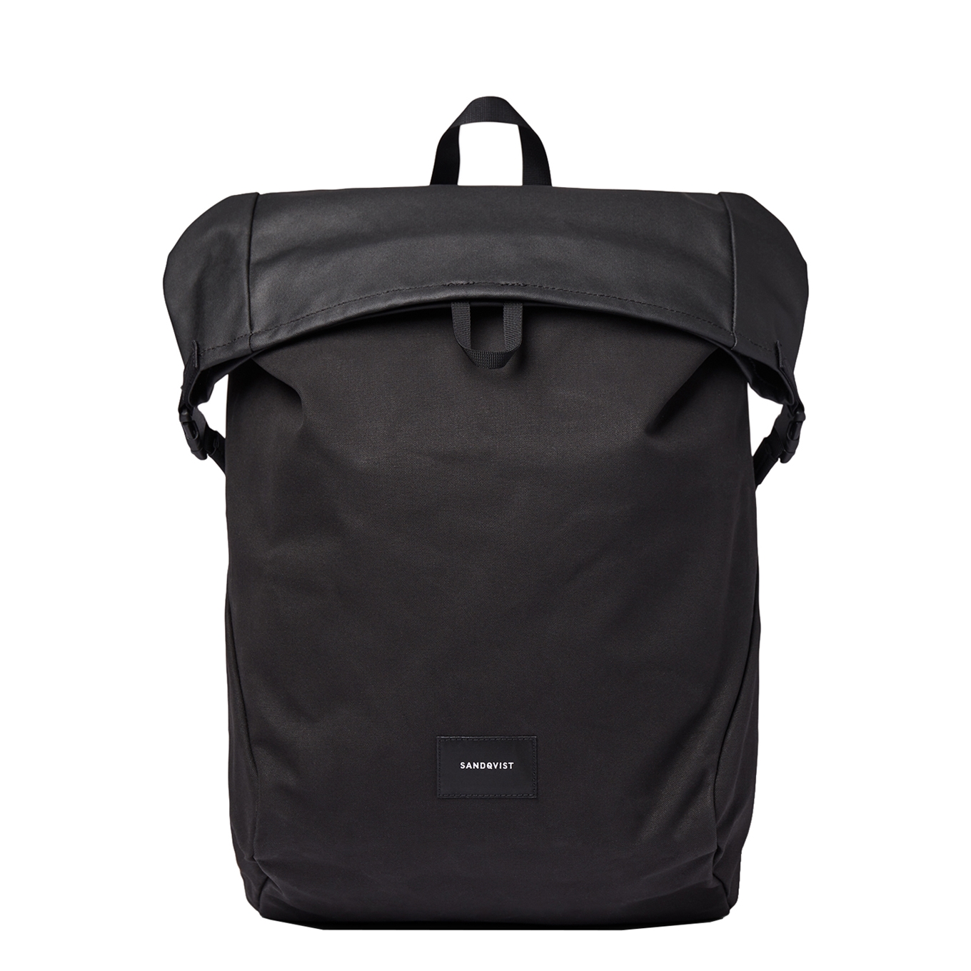 Sandqvist Alfred Backpack black with black webbing backpack