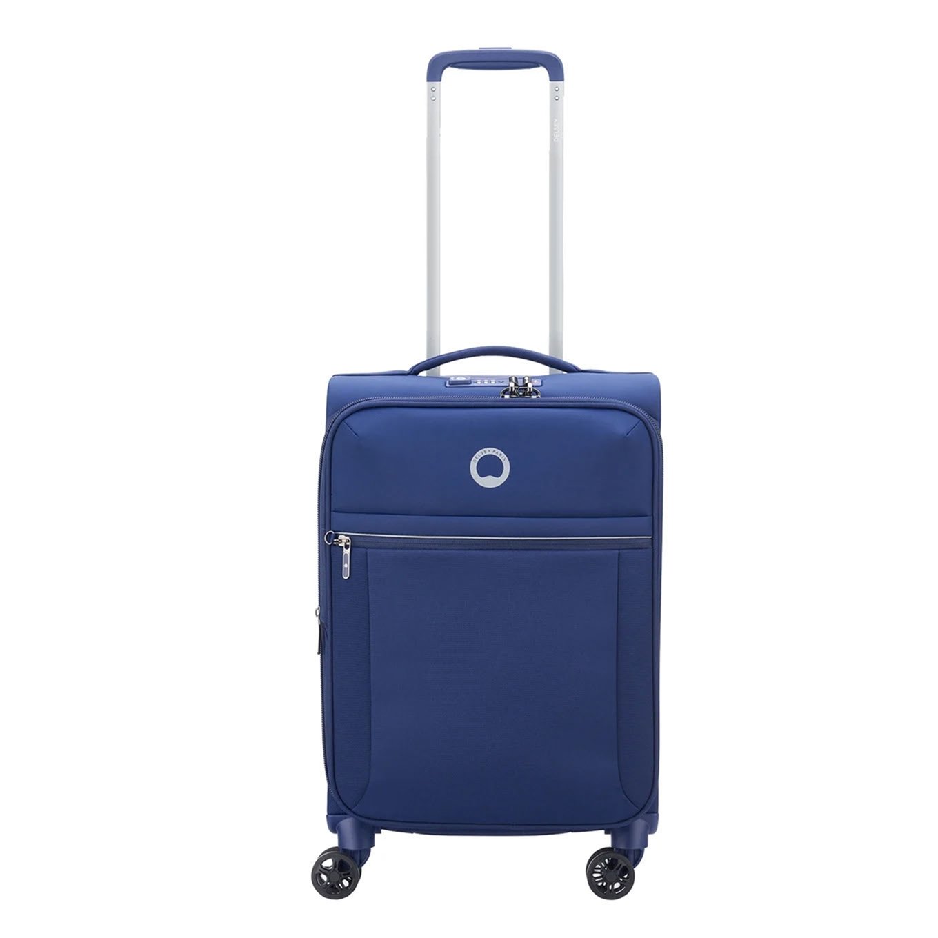 Delsey Brochant 2.0 Cabin Trolley 55/35 Expandable 4W blue Zachte koffer