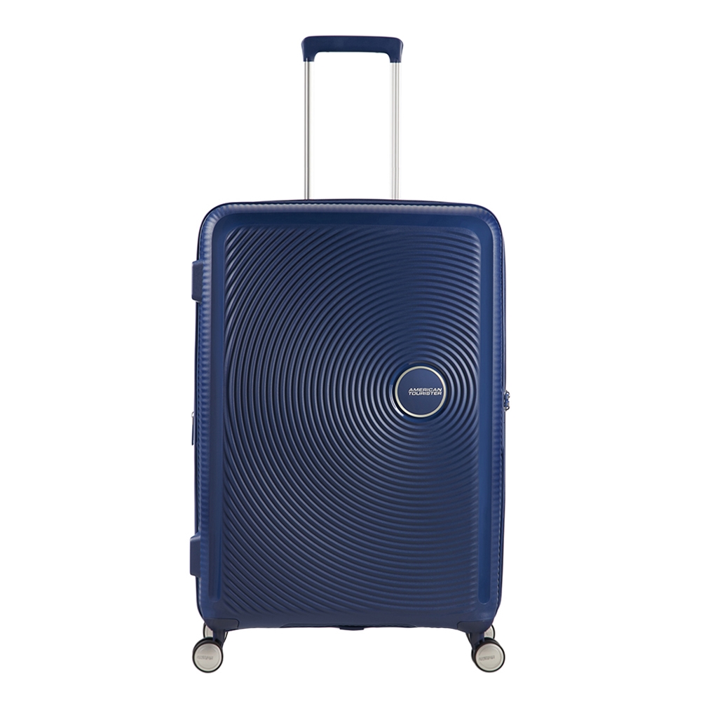 American Tourister Soundbox Spinner 67 Expandable midnight navy Harde Koffer
