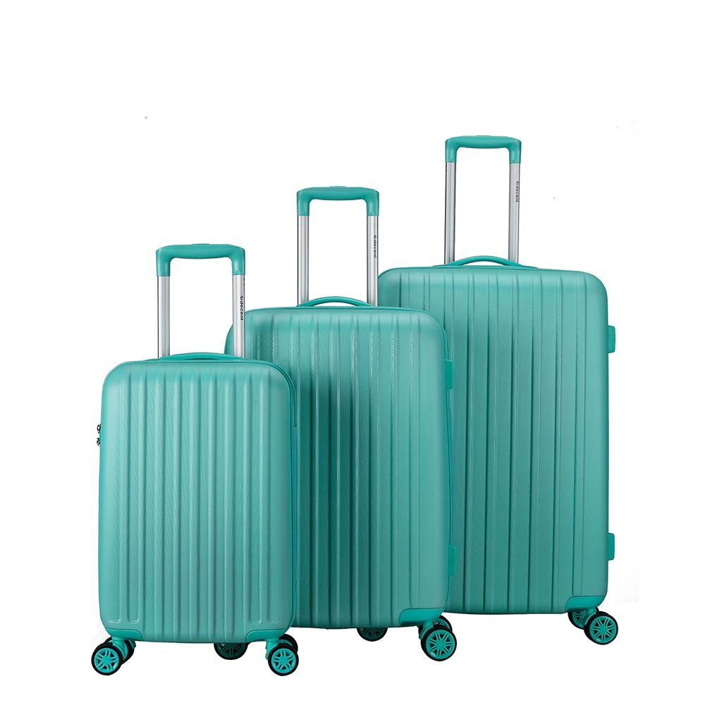 Decent Tranporto One 3-delige Kofferset mint groen