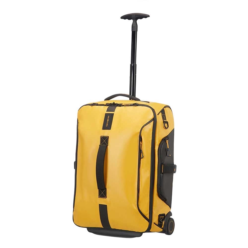 Samsonite Paradiver Light Duffle Wheels Backpack 55 yellow Handbagage koffer Trolley