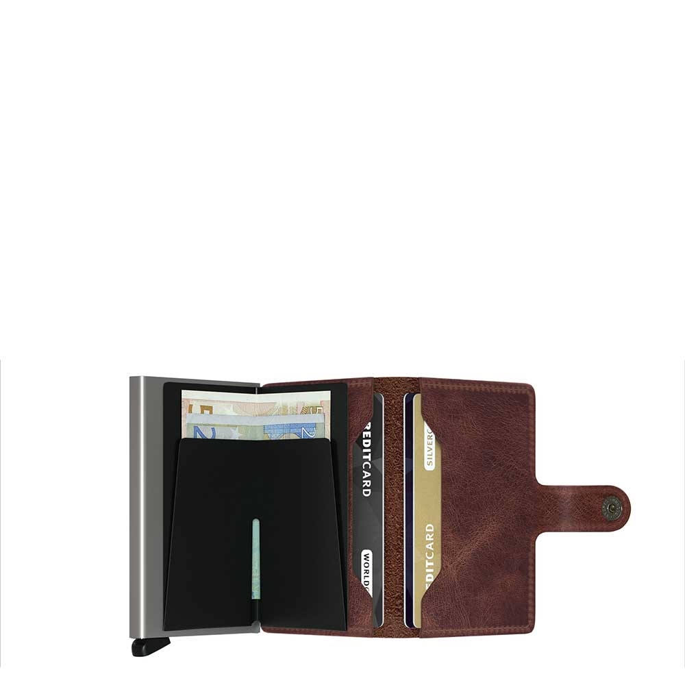 Secrid Miniwallet black leather | Travelbags.nl